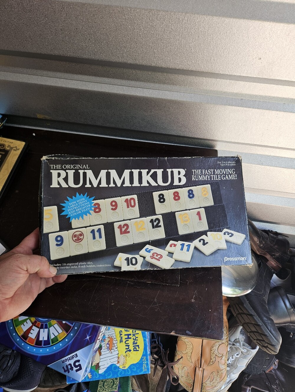 Vintage 1990 Rummikub Game by Pressman - Complete Set